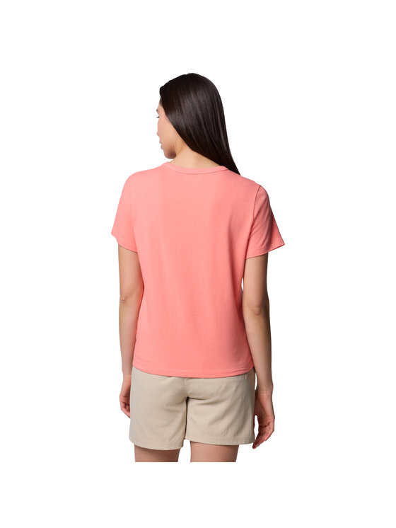 Columbia Columbia T-shirt Columbia Sun Trek W SS II Tee Rosa Regular Fit