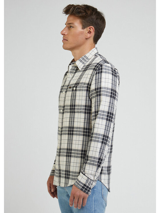 Lee Lee Camicia LEESURE SHIRT Bianco Regular Fit