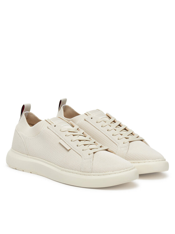 Tommy Hilfiger Tommy Hilfiger Sneakersy Light Cupsole Knit Seasonal FM0FM05403 Béžová