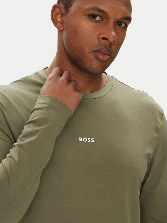 BOSS BOSS Hosszú ujjú Tchark 50473286 Zöld Regular Fit