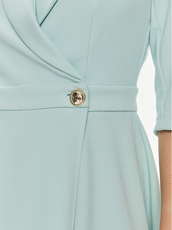 Rinascimento Rinascimento Abito da cocktail CFC0118280003 Blu A-Line Fit