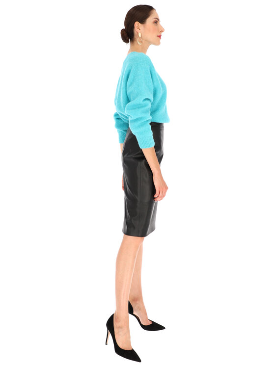 L’AF L’AF Spódnica ołówkowa Umber Czarny Regular Fit