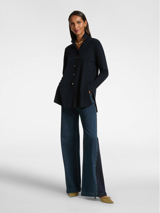 Elena Mirò Elena Mirò Cardigan M417Z000543N034 Blu Regular Fit