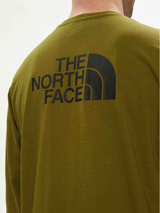The North Face The North Face Hosszú ujjú Easy NF0A87N8 Zöld Regular Fit