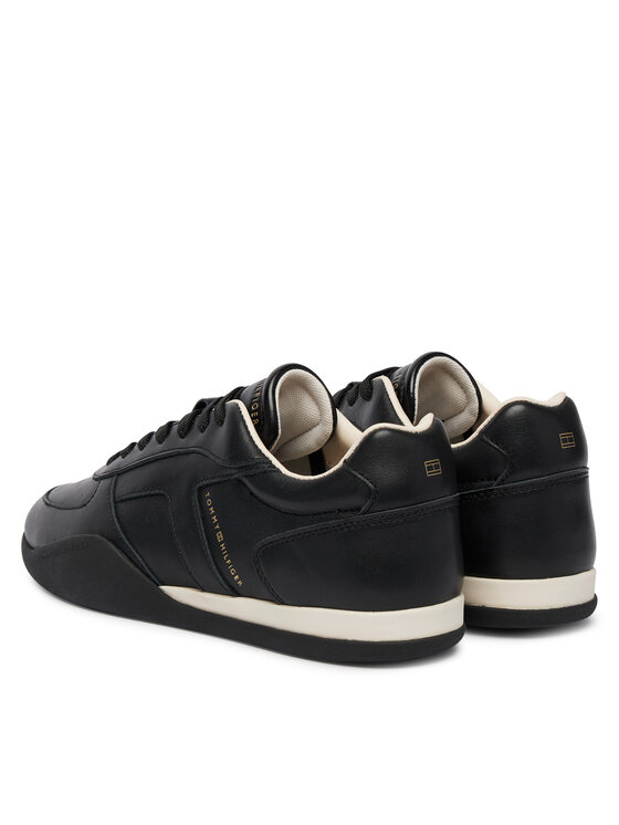 Tommy Hilfiger Tommy Hilfiger Αθλητικά Th Vintage Low Runner Leather FW0FW09485 Μαύρο