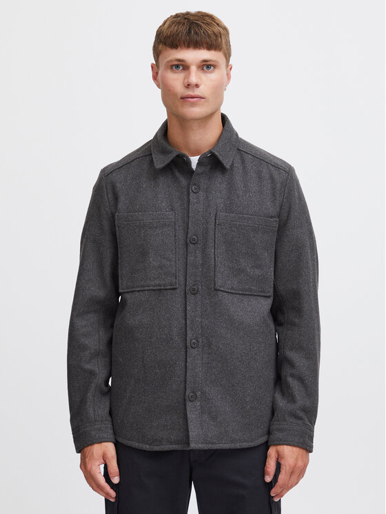 Solid Solid Übergangsjacke 21105675 Grau Regular Fit