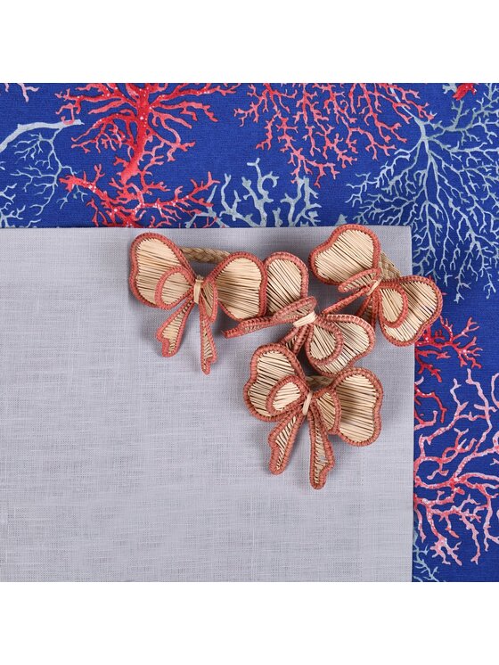 Roseberry Home Roseberry Home Serwetki Seaweed Niebieski