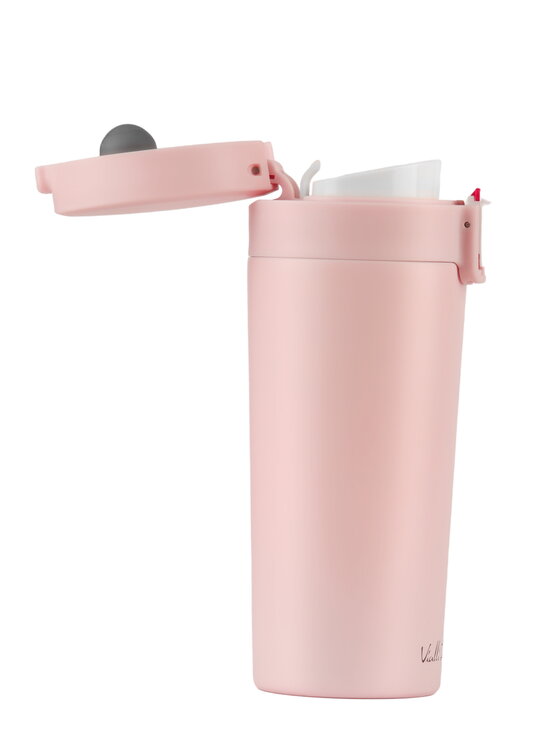 Vialli Design Vialli Design Kubek termiczny KUBEK TERMICZNY 400ML FUORI RÓŻOWY 7688 Różowy