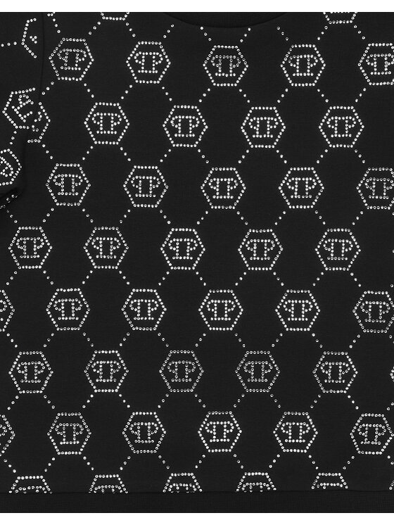 PHILIPP PLEIN PHILIPP PLEIN Bluza 20119 Czarny Regular Fit