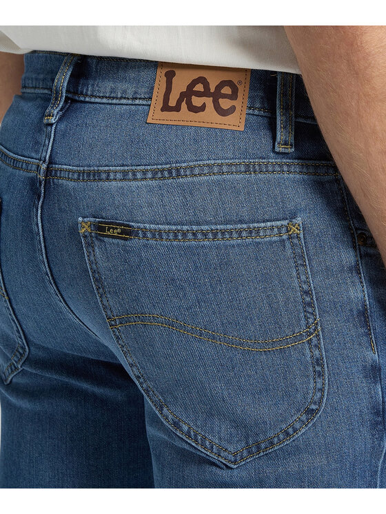 Lee Lee Jeansy 112376374 Niebieski Slim Fit