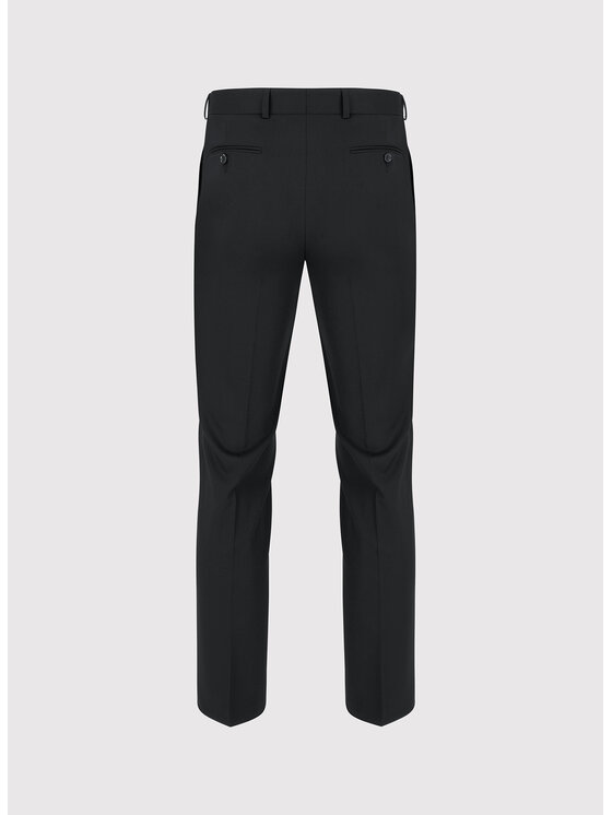 Pako Lorente Pako Lorente Spodnie garniturowe P26WP-6G-015 Czarny Slim Fit