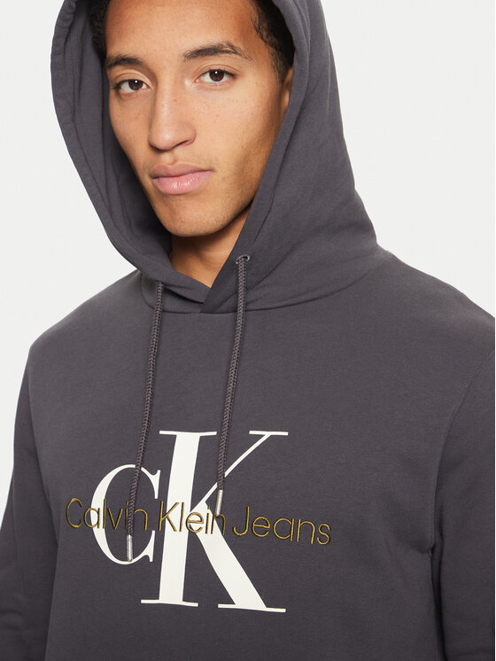 Calvin Klein Jeans Calvin Klein Jeans Majica dugih rukava J30J320805 Siva Regular Fit