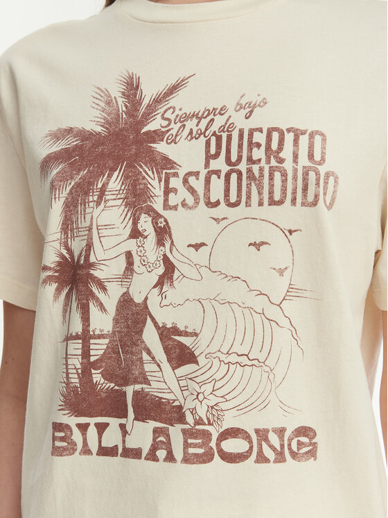 Billabong Billabong Tričko Oriana EBJZT00474 Béžová Regular Fit