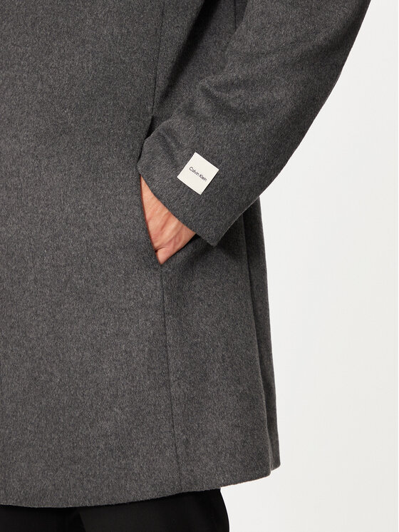 Calvin Klein Calvin Klein Cappotto di lana K10K113665 Grigio Slim Fit