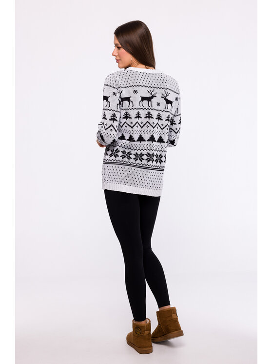 Made of Emotion Made of Emotion Maglione MXS09 Bianco Comfort Fit