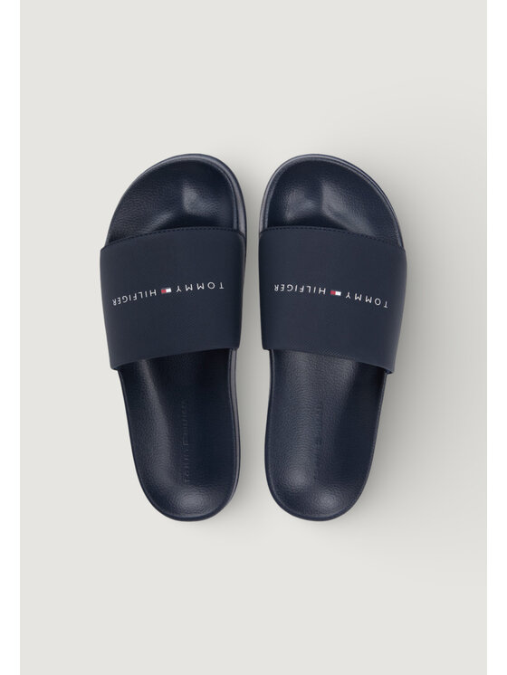 Tommy Hilfiger Tommy Hilfiger Pantoletten FM0FM05799 Blau
