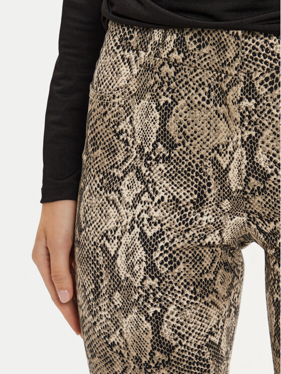 Sisley Sisley Hlače iz tkanine 4ZJSLE03S Rjava Slim Fit