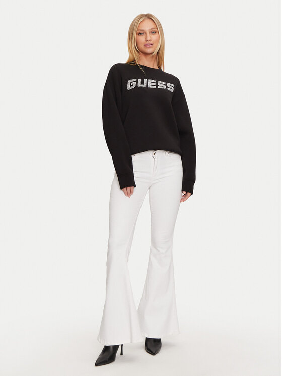 Guess Guess Mikina V4BQ15 K7UW2 Černá Regular Fit