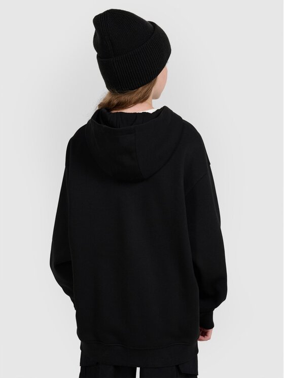 4F 4F Felpa BLUE VACATION Nero Oversize