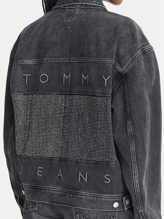 Tommy Jeans Tommy Jeans Jeansjacke Archive Trucker DW0DW23574 Dunkelgrau Regular Fit