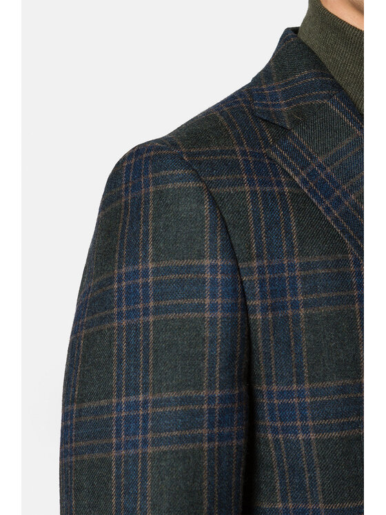 Lancerto Lancerto Marynarka MA099222000011 Zielony Slim Fit