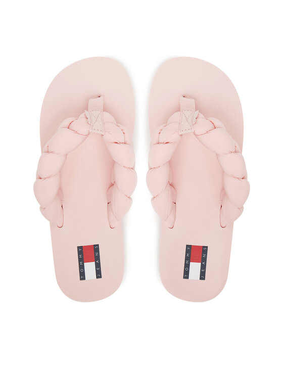 Tommy Jeans Tommy Jeans Japanke Braided Thong Beach Sandal EN0EN02877 Ružičasta
