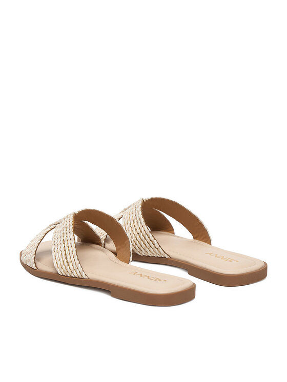 JENNY JENNY Şlapi CEO-R26SS09215 Écru
