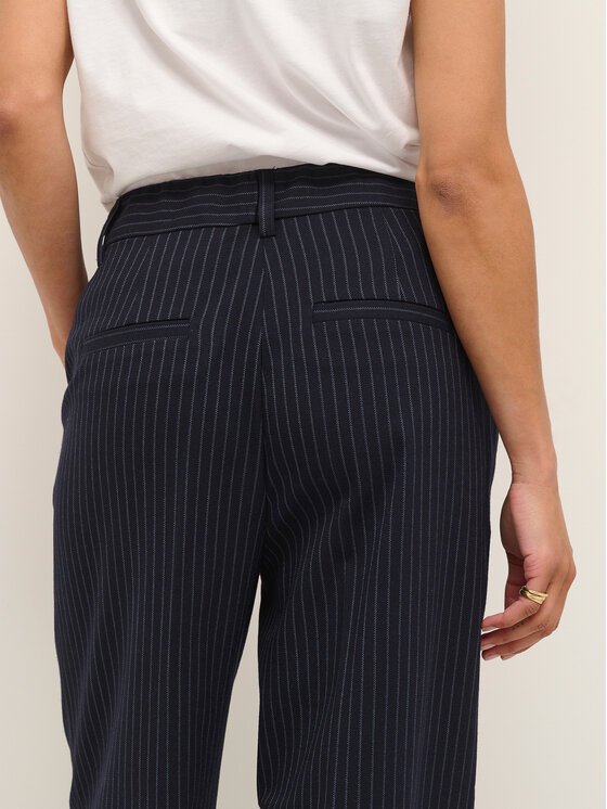 Kaffe Kaffe Pantaloni din material Marley 10507121 Bleumarin Regular Fit