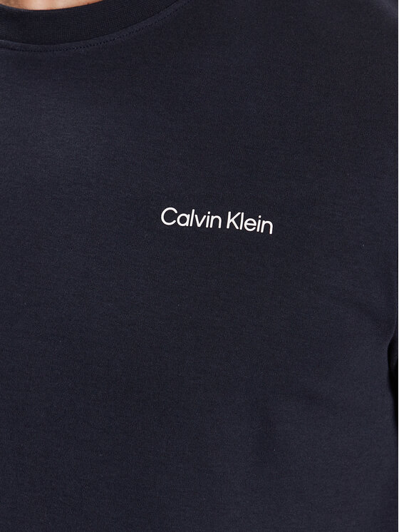 Calvin Klein Calvin Klein T-shirt Micro Logo K10K109894 Tamnoplava Regular Fit