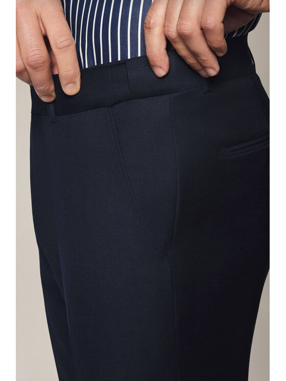 Lancerto Lancerto Garnitur Oristano GA073125000027 Granatowy Slim Fit
