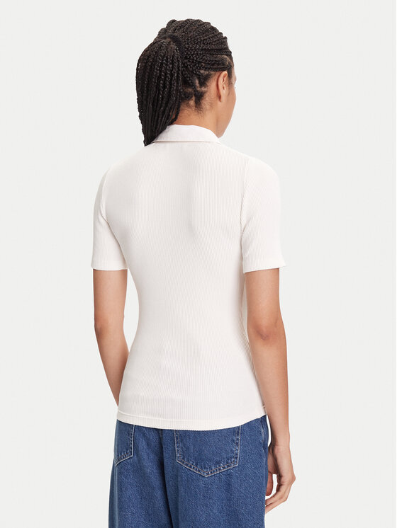 Marc O'Polo Marc O'Polo Polokošeľa 506 2156 53001 Écru Slim Fit