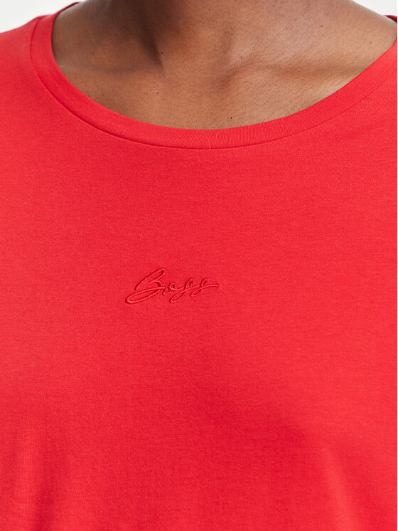 BOSS BOSS T-Shirt C_Elove 50554696 Czerwony Slim Fit