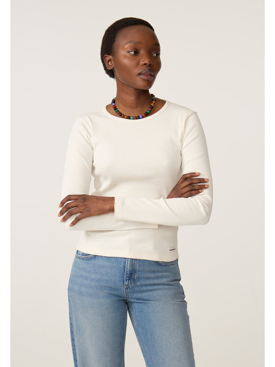 Fabienne Chapot Fabienne Chapot T-Shirt 6792-1607-177 Biały Regular Fit