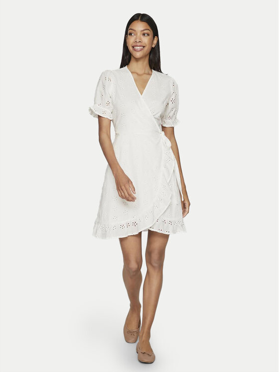 Vila Vila Vasarinė suknelė Sula 14089419 Balta Regular Fit