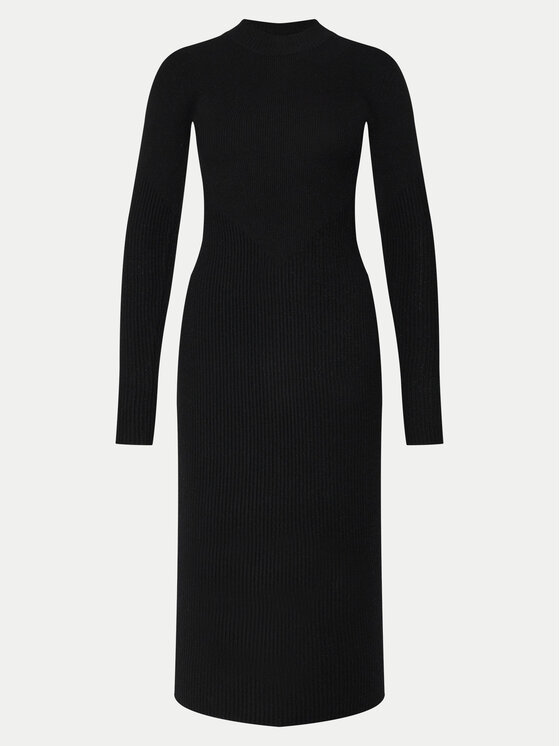STAUD STAUD Rochie tricotată Ramona R24F2208WN Negru Slim Fit
