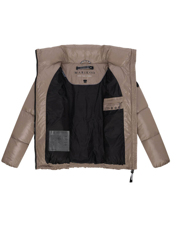 Marikoo Marikoo Kurtka zimowa Hazalee Szary Regular Fit