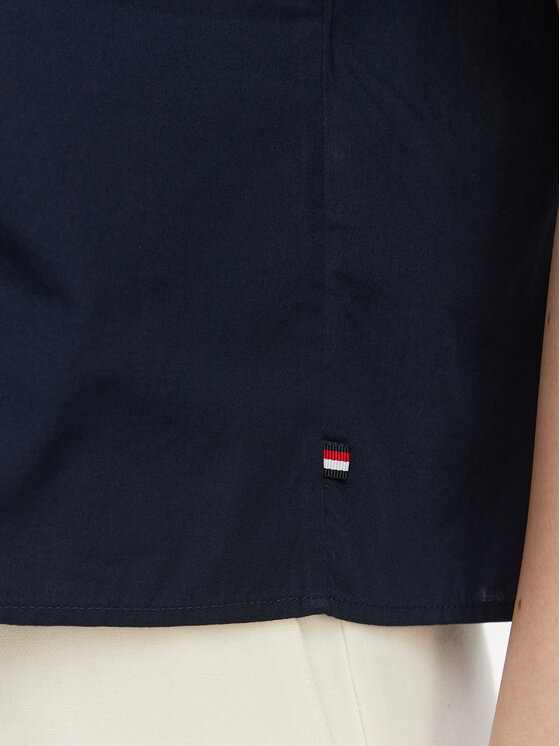 Tommy Hilfiger Tommy Hilfiger Koszula WW0WW48899 Granatowy Relaxed Fit