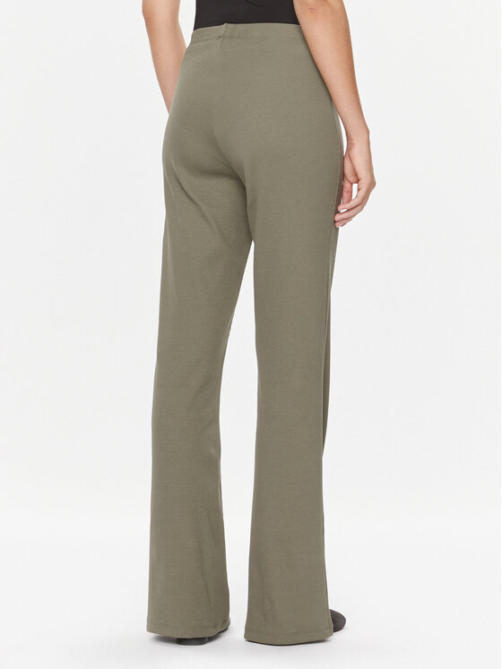 Calvin Klein Jeans Calvin Klein Jeans Szövet nadrág J20J222598 Zöld Straight Fit