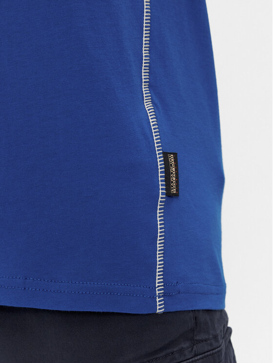 Napapijri Napapijri T-Shirt S-Aylmer NP0A4HTO Μπλε Regular Fit
