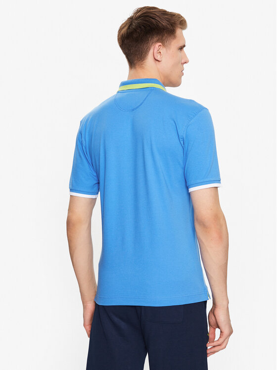 La Martina La Martina Polo VMP006 PK001 Plava Slim Fit