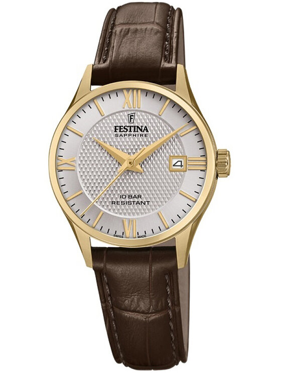 Festina Festina Zegarek F20011/2 Brązowy