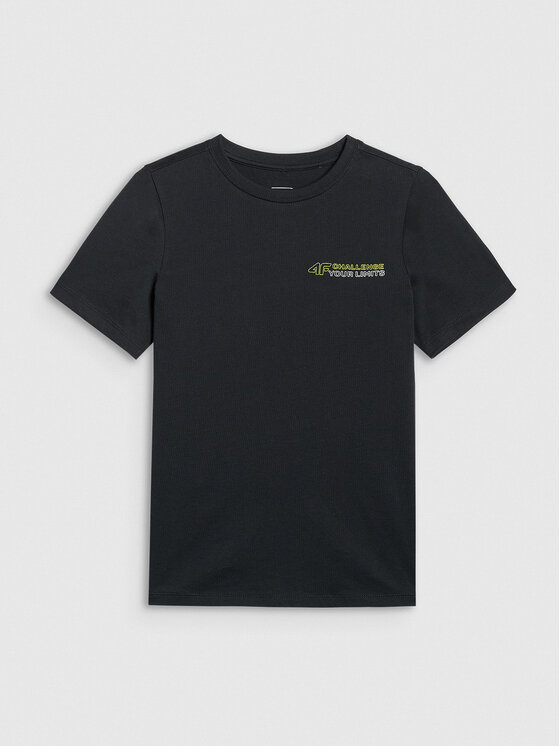 4F 4F T-Shirt URBAN COMMUTER Czarny Regular Fit