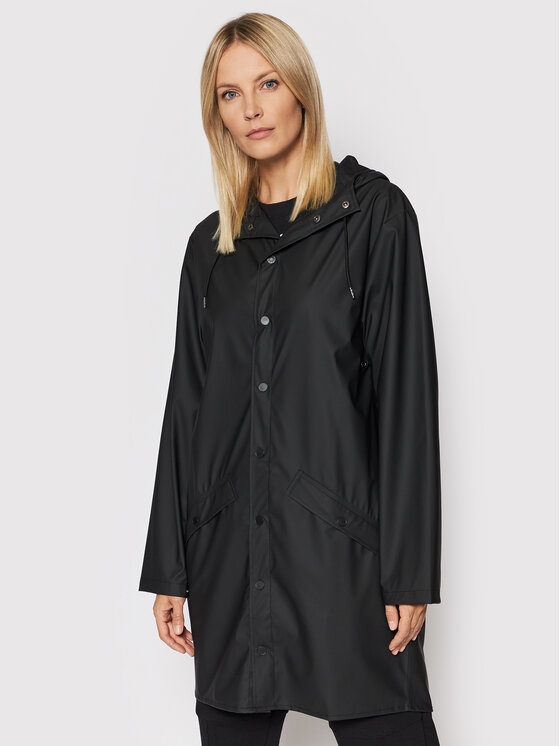 Rains Rains Geacă de ploaie Unisex 12020 Negru Regular Fit