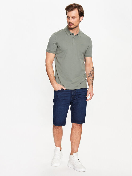 BOSS Boss Polo marškinėliai Pallas 50468301 Žalia Regular Fit