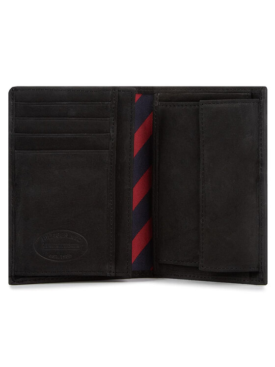 Tommy Hilfiger Tommy Hilfiger Portofel Mare pentru Bărbați Johanson N/S Wallet W/Coin Pocket AM0AM00664 Negru