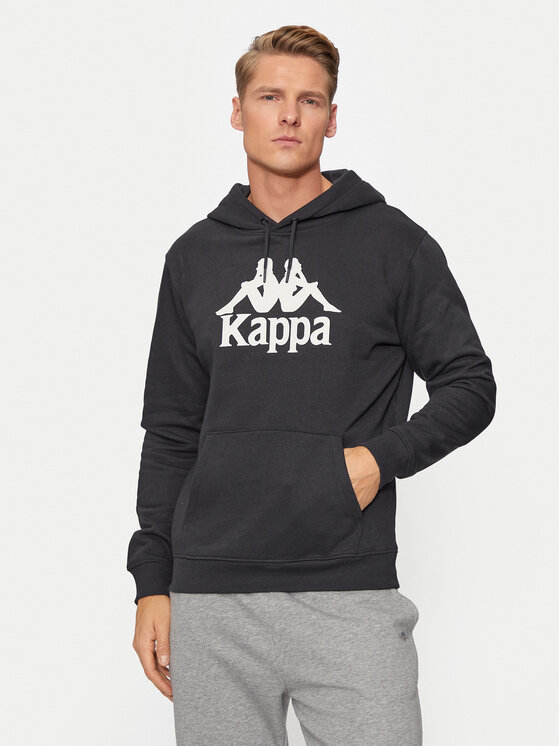 Kappa Kappa Mikina Malmo 3 Auth Kontemporary 341M43W Černá Regular Fit