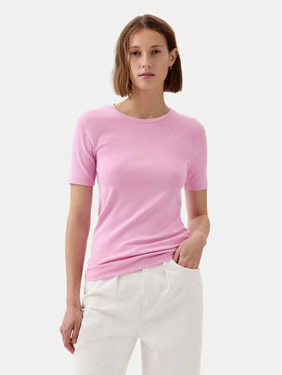 Gap T-krekls 540635-10 Rozā Slim Fit