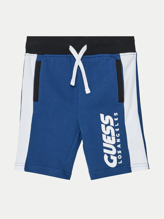 Guess Guess Pantaloni scurți sport L5RD01 KA6R4 Albastru Regular Fit