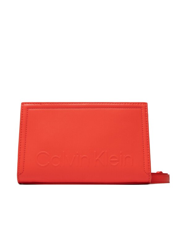 Geantă Calvin Klein Minimal Hardware Crossbody K60K609846 Coral