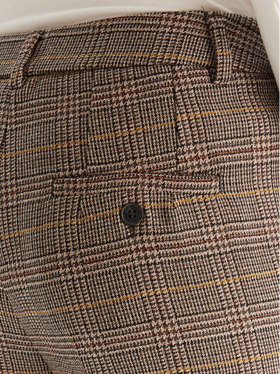 Weekend Max Mara Weekend Max Mara Pantaloni di tessuto Baco 2525136042 Marrone Regular Fit